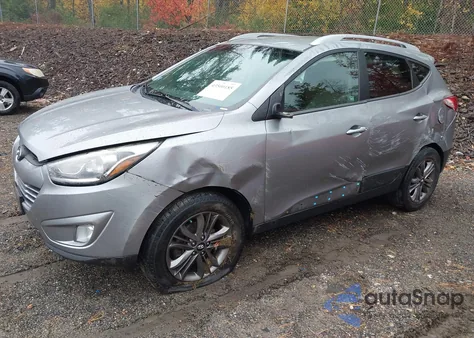 2015 Hyundai Tucson Se from USA, damaged, VIN KM8JUCAG6FU023088